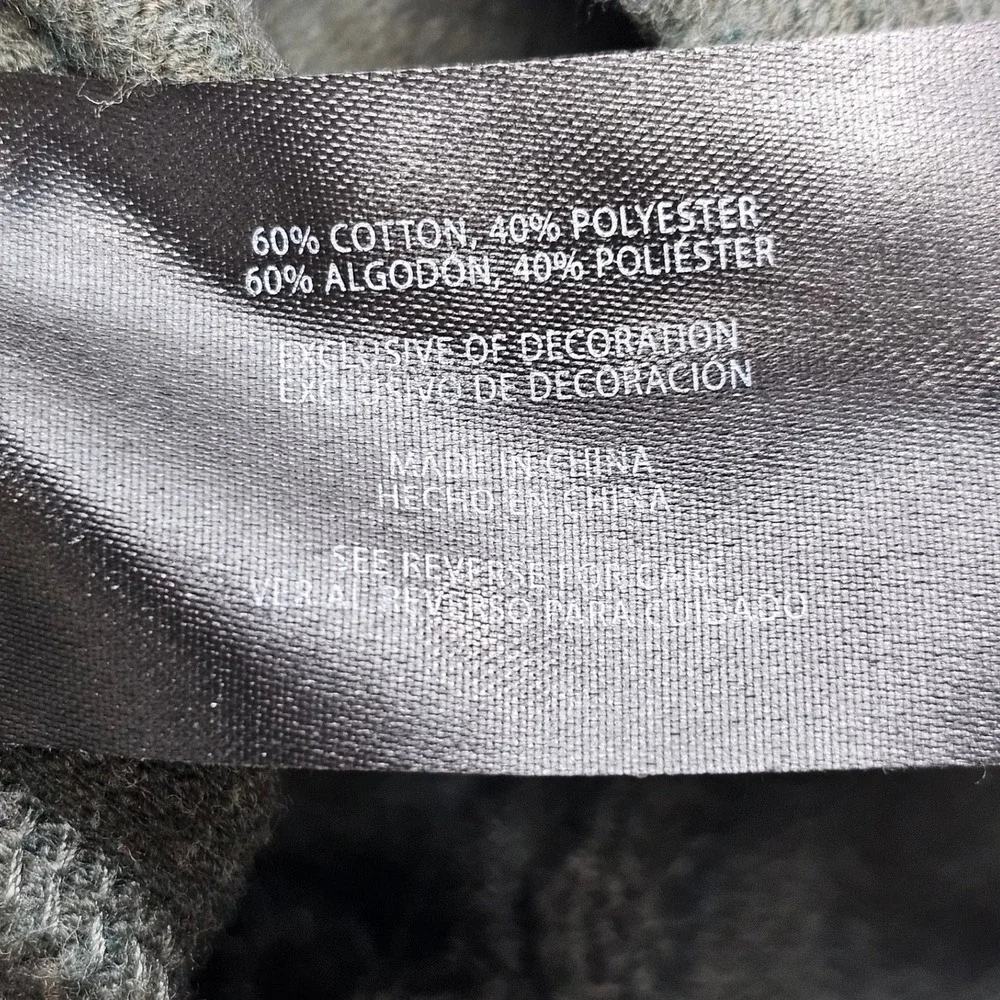 Banana Republic Mens Large Gray Blue Quarter‎ Zip Pullover Sweater 179912